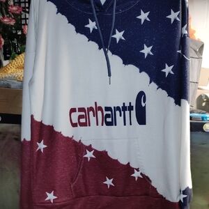 Carhartt Kids' Patriotic Red, White, and Blue Hoodie